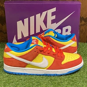 Nike SB Dunk Low Pro Bart Simpson / BQ6817-602 / Uomo US Taglia 12 *NUOVO* - Foto 1 di 12