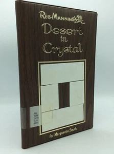 REG MANNING'S DESERT IN CRYSTAL - 1973 1st ed - SIGNED illustrated art - Picture 1 of 5