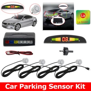 KIT de zumbador sistema de alerta de radar trasero de respaldo inverso 4x sensores de estacionamiento astilla - Imagen 1 de 9