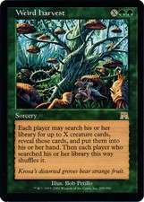 Weird Harvest NM MTG Onslaught Magic 2B3