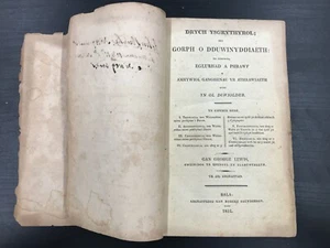 1812 George Lewis Drych Ysgrythyrol - Welsh Theology Second Edition - Bild 1 von 11