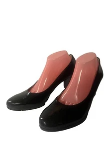 Wonders Macy Damen Schwarz Leder Pumps Heels Klassisch Plateau Spanien Gr. 42 / 11 - Bild 1 von 16