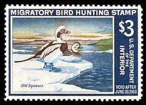 RW34 — 1967 Sello de pato federal - Imagen 1 de 1