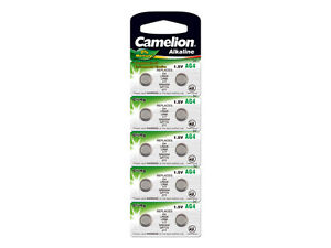 10 Stk Knopfzellen Uhrenbatterien Knopf Zellen Camelion AG4 1.5V LR626 LR66 177