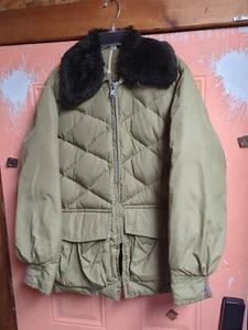 Comfy Ranger Goose Down Puffer Jacket Coat Parka Mens M/L Chieftain Collared - Picture 1 of 13