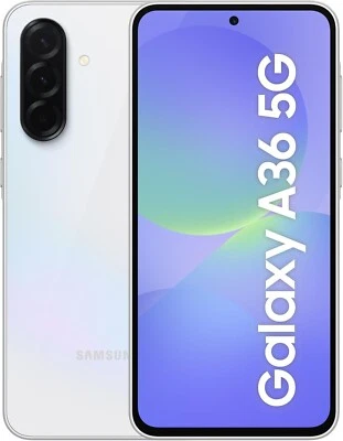 Samsung Galaxy A36 5G 128GB 6GB RAM SM-A366B/DS Dual Sim IP67  WHITE - Immagine 1 di 4