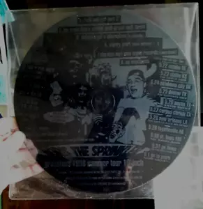 Boris The Sprinkler Gratuitous 1998 Summer Tour I sided CRVW-53 10" Vinyl Etched - Picture 1 of 12