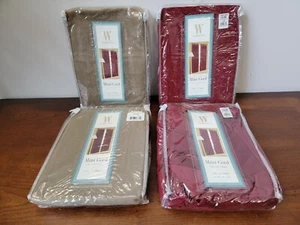 WAMSUTTA TAB-TOP DRAPERY PANELS – SET OF 4 - Picture 1 of 6