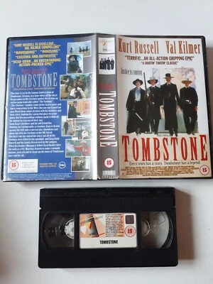 TOMBSTONE VAL KILMER KURT RUSSELL VHS video cassette UK EX-RENTAL BIG-BOX - Image 1 of 4