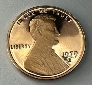 1979-S Lincoln Memorial 1cent Proof Penny from US Mint Proof Set - Picture 1 of 7