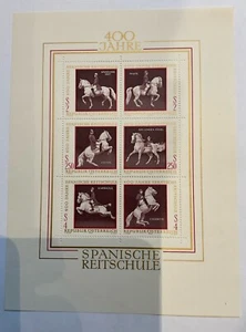 Austrian Stamps Spanish Riding School Mint - Picture 1 of 1