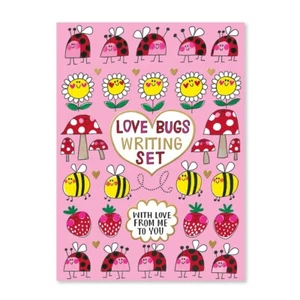 Rachel Ellen Love Bugs Design Pretty Writing Set Birthday Stationery Gift Idea - Picture 1 of 2