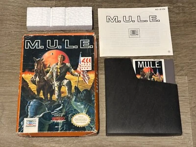 M.U.L.E. Nintendo Nes completo na caixa autêntico - Imagem 1 de 4