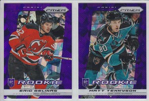 2013-14 PANINI PRIZM CRACKED ICE RC #201-300 PURPLE WRAPPER REDEM ROOKIE YOU PIC