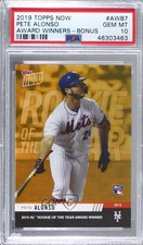2019 Topps Now Award Winners Bonus Pete Alonso #AWB-7 PSA 10 GEM MT Rookie RC