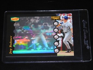 1996 PINNACLE DENNY'S HOLOGRAM JAY BUHNER CARD #7 (Near-Mint - Mint)