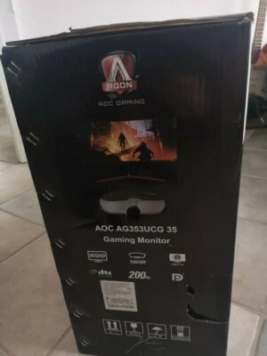 AOC Gaming Monitor 35 AG353UCG - Curved - 3440x1440 - 200Hz - 2ms - G-Sync NEU  - Bild 1 von 3