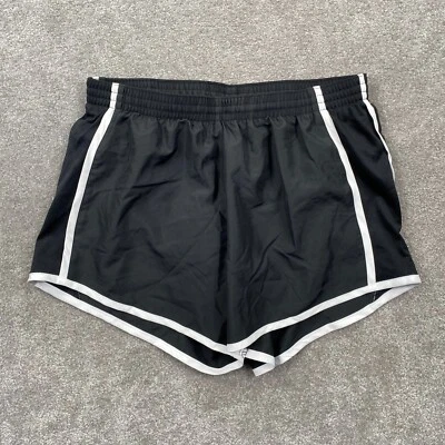 Augusta Sportswear Active Running Athletic Shorts Size M Black Drawstring Waist - Image 1 of 4