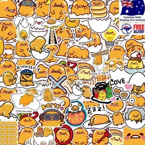 60PCS Lazy egg Gudetama Decal waterproof Stickers for Laptop bottle phone - Picture 1 of 10