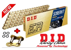 KETTE DID ERV7 120 GLIEDER SCHRITT 520 X-RING RACING STRECKE STRAßE MOTORRAD - Bild 1 von 2