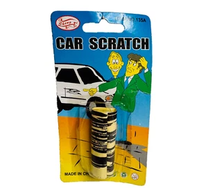1x Car Scratch Fake Hilarious Realistic Joke Prank Fun Party Toy Trick - Picture 1 of 2