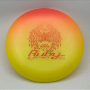 NOS Latitude 64 Opto Ruby 150g disc golf putt & approach sunburst gradient dyed