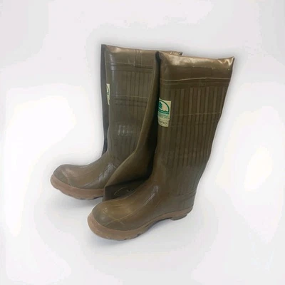 Винтажный Converse удочка и катушка резиновый нахлыстом бедра ботинки болотные сапоги размер 7 1960-х 50-х - Изображение 1 из 4