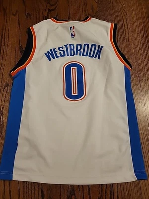 Adidas Russell Westbrook Oklahoma City Thunder Jersey Basketball Youth Medium  - Image 1 of 4