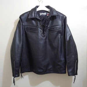 Abbigliamento Uomo Schott Schott 663 Pullover Giacca Pelle L Made in America - Foto 1 di 10