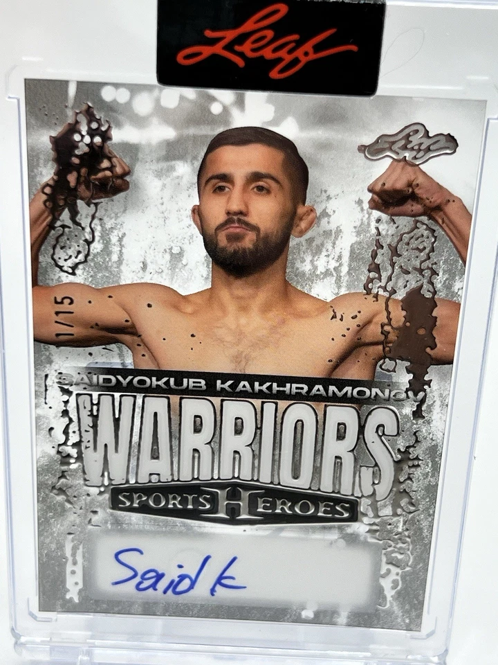 Sports Card Singles Saidnokub Kakhramonov MMA Auto - Image 1 of 2