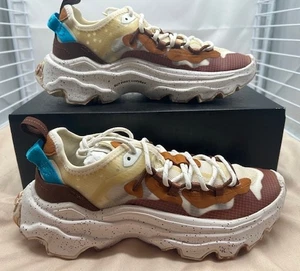 Sorel Women's Kinetic Breakthru Tech Lace Alfred Coffee Sneakers Cinnamon NIB - Picture 1 of 14
