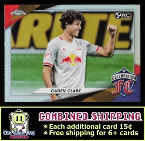 2021 Topps Chrome MLS Celebration FC #CFC-22 Caden Clark New York Red Bulls - Bild 1 von 2