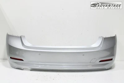 BMW 320I XDRIVE F30 2016-2018 cubierta de parachoques trasero plata glaciar iii metálico OEM Foto 1 de 4