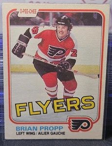 81-82 O-Pee-Chee Brian Propp 🚨🚨🚨 Philadelphia Flyers  - Picture 1 of 2