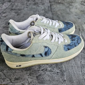 Nike Air Force 1 Low Premium Denim  2005 - Rare Vintage AF1 - Size 12 - Picture 1 of 7