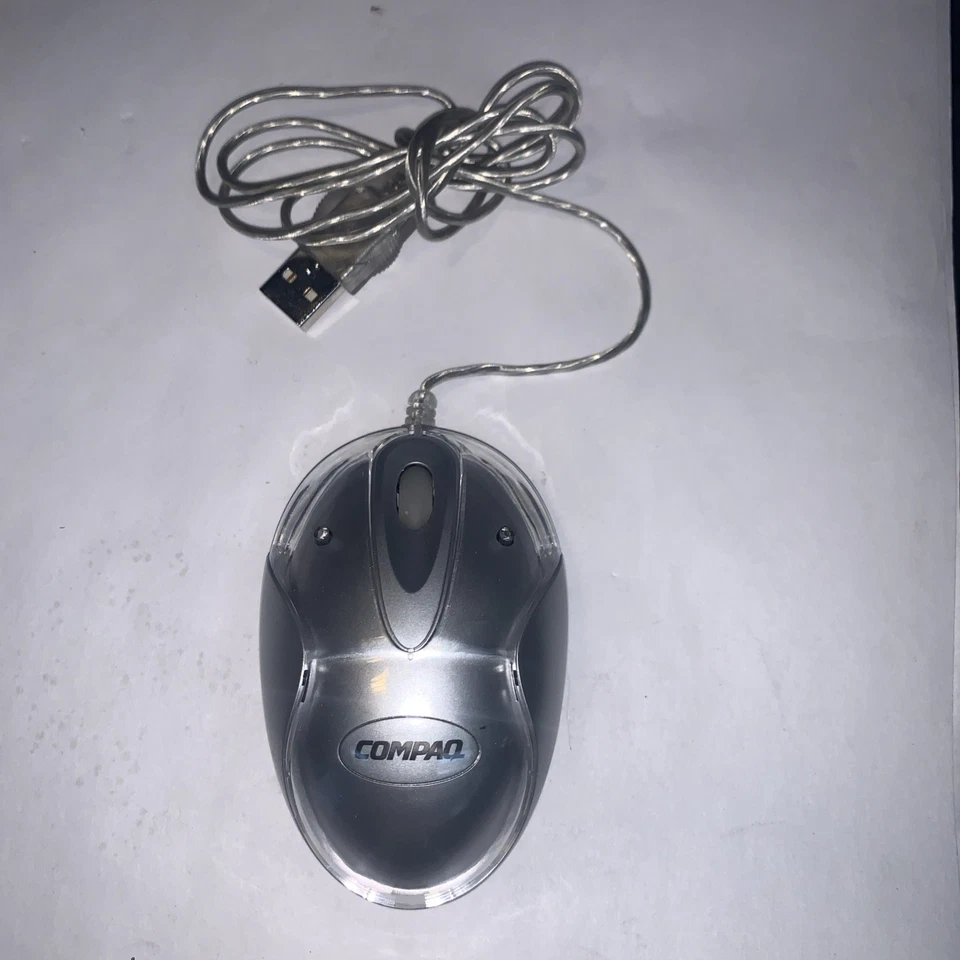 MCNCPQ150ID - rare Compaq Micro innovations Compact Mobile Optical Mouse - Image 1 of 3