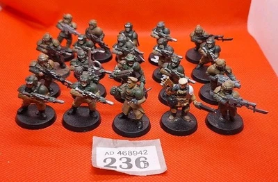 Warhammer 40k Astra Militarum Cadian Shock Troops Squad X20 Games Workshop - Image 1 of 4