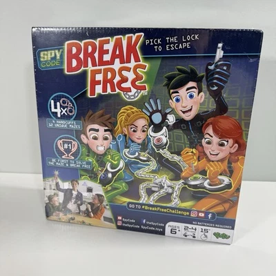 Spy Code Break Free Board Game Yulu Handcuffs Lock Picking Escape Room Challenge - Image 1 of 4