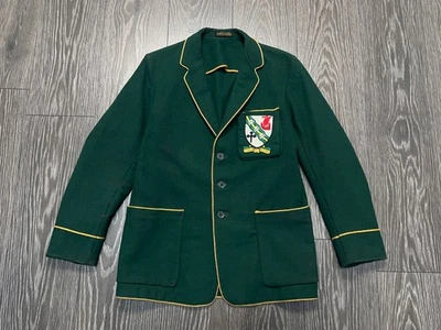 Vintage 1930s 1940s Scottish Test University College Blazer Jacket Scotto Wool - Image 1 of 4