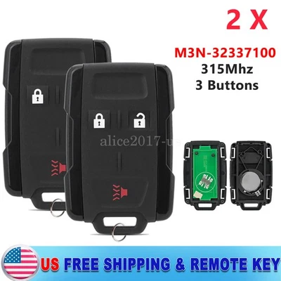 2 para Chevrolet Silverado 1500 2500 3500 2016 2017 2018 mando a distancia sin llave Foto 1 de 4