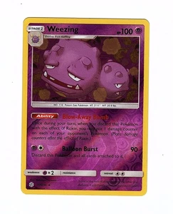 Weezing 77/236 Sm-Cosmic Eclipse Holograma Inverso Raro - Tarjeta Pokémon - Imagen 1 de 2