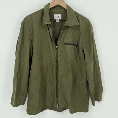 Armani Exchange Men’s Green Bomber Jacket Size Large - Image 1 of 4