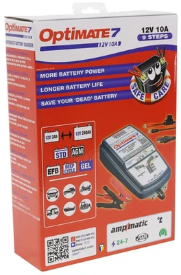 Optimate 7 12V 10A AmpMatic Battery Charger & Optimiser TM256 V2 - Image 1 of 3