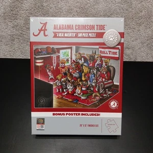You The Fan ~ Alabama Crimson Tide Bonus Poster 500 Piece Puzzle NIP - Picture 1 of 7