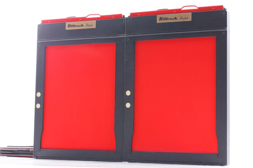 [Near MINT] Rittresk Hope 6.5×8.5 6 1/2 x 8 1/2 Cut Film Holder x3 From JAPAN - Image 1 of 4