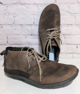 Cushe Surf Chukka Shoes Mens 11 Brown Leather Lace Up Lightweight Casual Boot - Picture 1 of 13