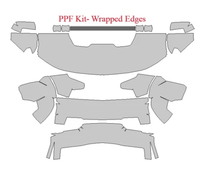 Kit de película de protección de pintura Chevrolet Silverado 1500 ZR2 2022 - 2024 Foto 1 de 4