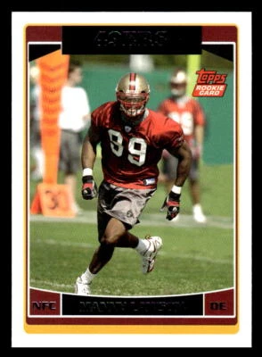 2006 Topps Manny Lawson #314 San Francisco 49ers Football Card - Image 1 of 2