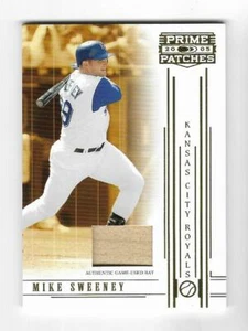Mike Sweeney 2005 DONRUSS PRIME PATCHES MLB GAME USED BAT CARD #39 Royals SP/150 - Picture 1 of 2