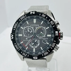 Citizen Promaster Navihawk Men's Sapphire Radio Controlled 44mm Watch CB5840-59E - Picture 1 of 9